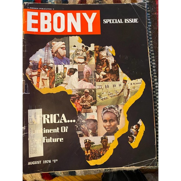 Vintage August 1976 Ebony SPECIAL ISSUE Magazine with Featured Cover, “AFRICA…k - Picture 1 of 15